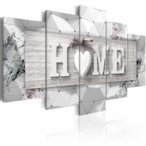 Schilderij - Home: Modern Look