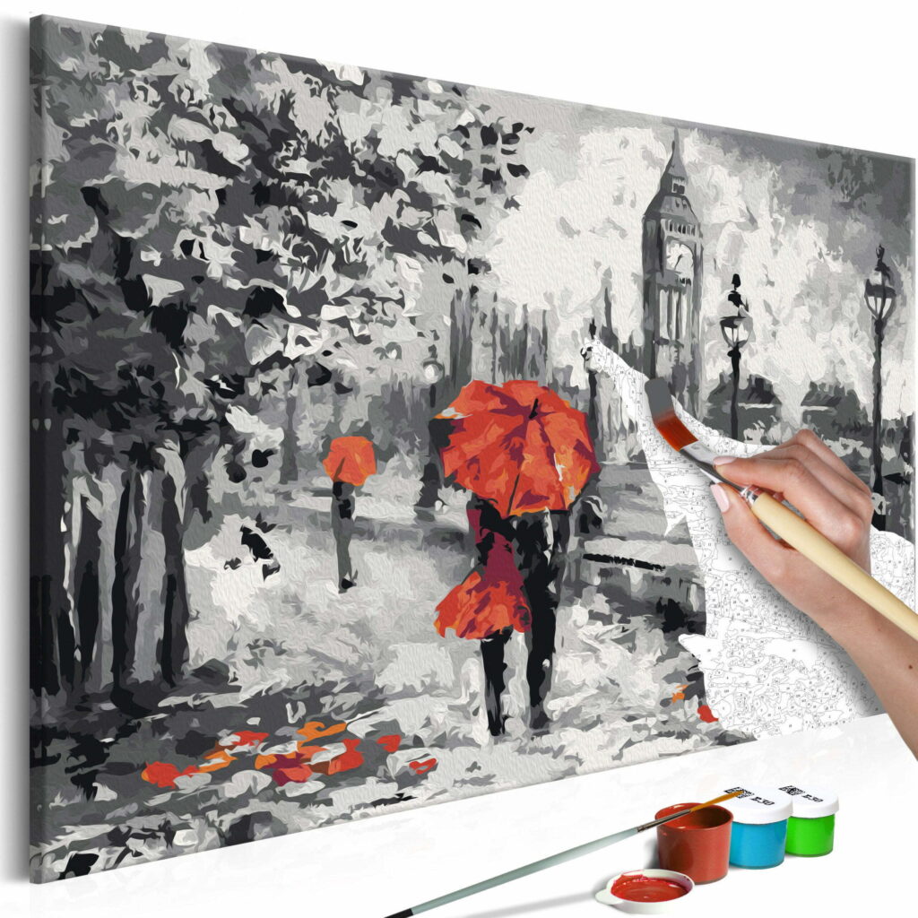 Doe-het-zelf op canvas schilderen - From London With Love