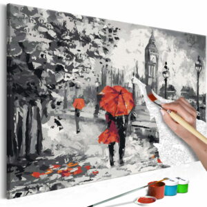 Doe-het-zelf op canvas schilderen - From London With Love