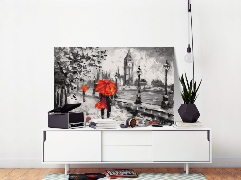 Doe-het-zelf op canvas schilderen - From London With Love - Afbeelding 2