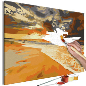 Doe-het-zelf op canvas schilderen - Golden Beach