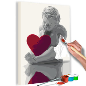 Doe-het-zelf op canvas schilderen - Angel (Red Heart)