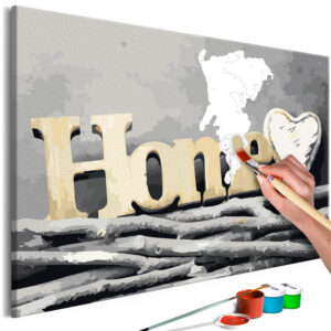 Doe-het-zelf op canvas schilderen - Home on the Branches