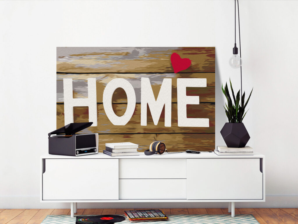 Doe-het-zelf op canvas schilderen - Home with Heart - Afbeelding 2