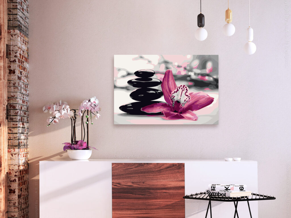 Doe-het-zelf op canvas schilderen - Stones Tower - Afbeelding 2