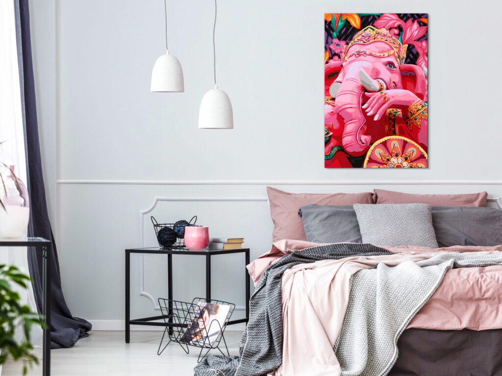 Doe-het-zelf op canvas schilderen - Ganesha - Afbeelding 2