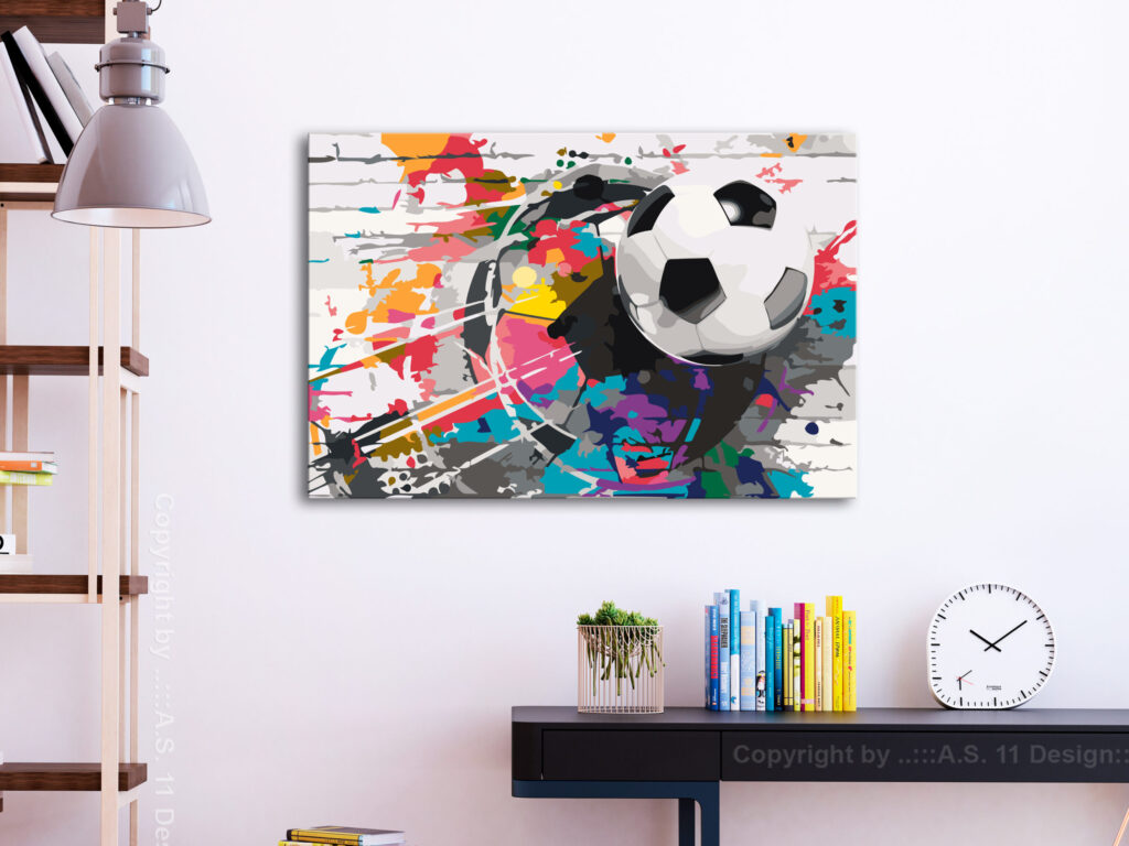 Doe-het-zelf op canvas schilderen - Colourful Ball - Afbeelding 2