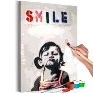 Doe-het-zelf op canvas schilderen - Little Girl