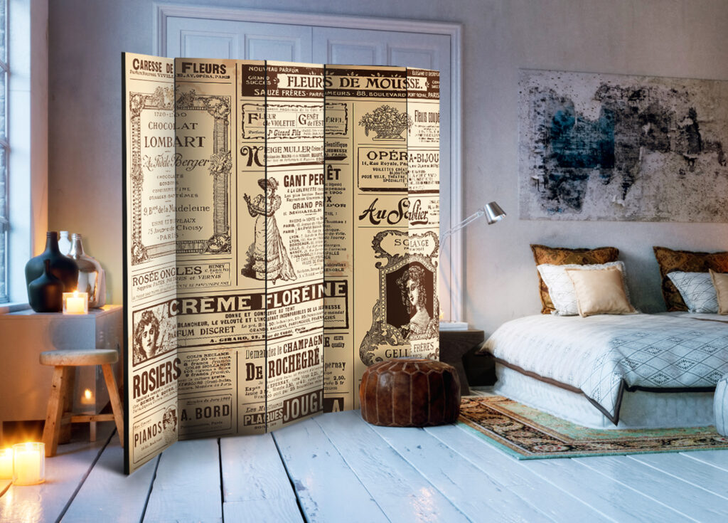 Vouwscherm - Vintage Magazines II [Room Dividers] - Afbeelding 2