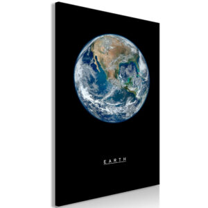 Schilderij - Earth (1 Part) Vertical