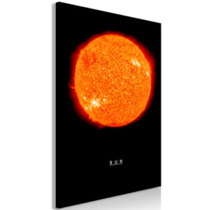 Schilderij - Sun (1 Part) Vertical