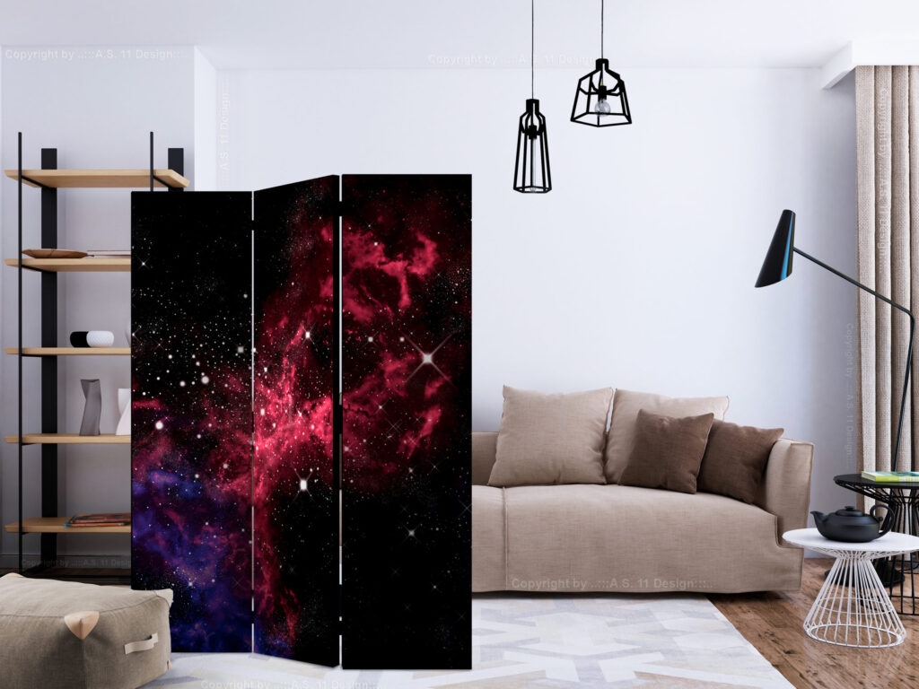 Vouwscherm - space - stars [Room Dividers] - Afbeelding 2