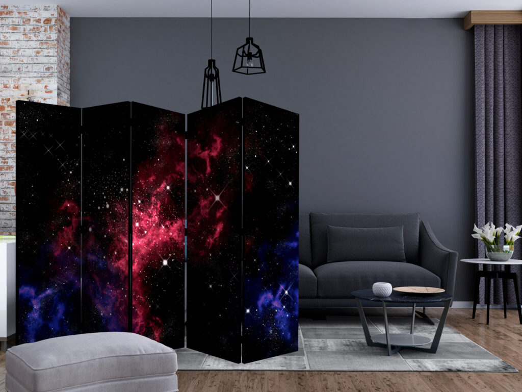 Vouwscherm - space - stars II [Room Dividers] - Afbeelding 2
