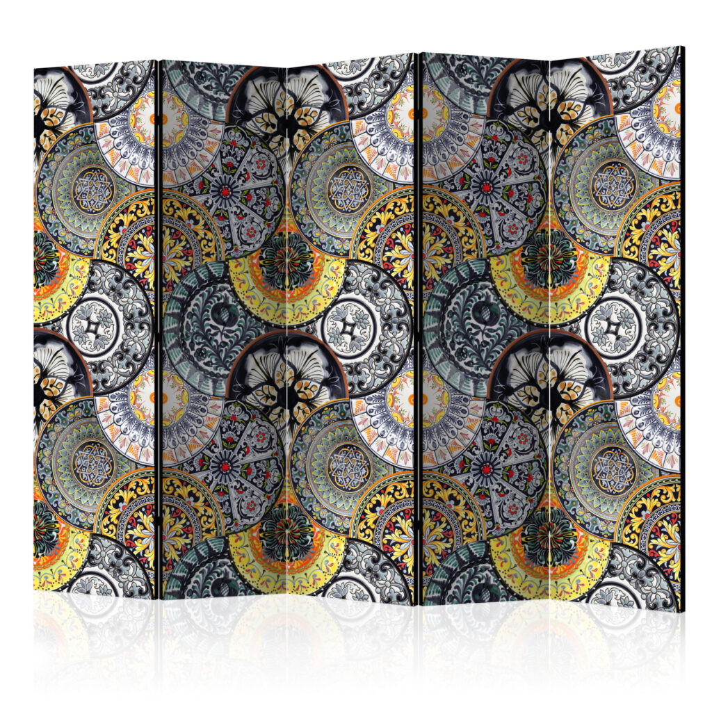 Vouwscherm - Painted Exoticism II [Room Dividers]