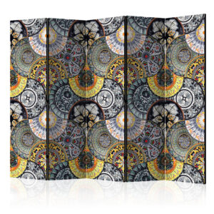 Vouwscherm - Painted Exoticism II [Room Dividers]