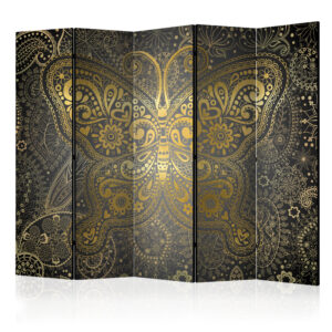 Vouwscherm - Golden Butterfly II [Room Dividers]