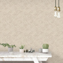 Vinyl op vlies behang 7358 Evergreen