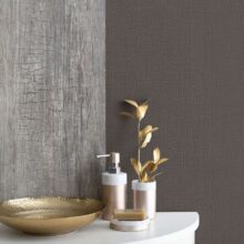 Vlies behang donkerbruin 10215-11 Erismann