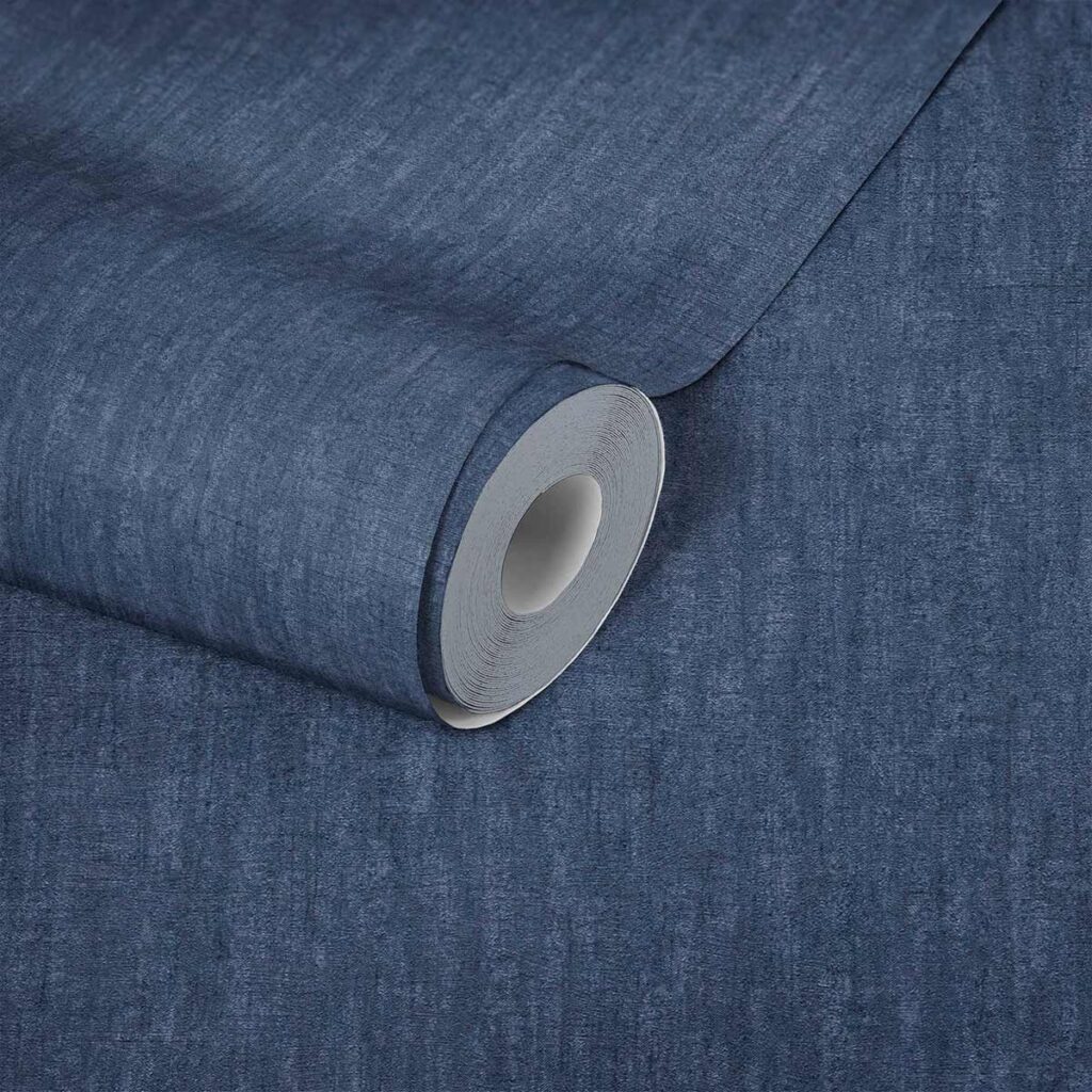 Vlies behang donkerblauw 38205-1 A.s. Creation