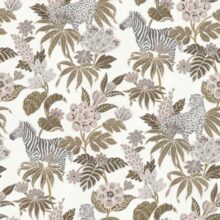 Vlies behang Zebra's en Panters 18521 Flora Cristiana Masi