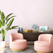 Vlies behang roze 10252-05 Erismann