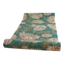 Vlies behang bloemen groen/goud 39025-4 A.s. Creation