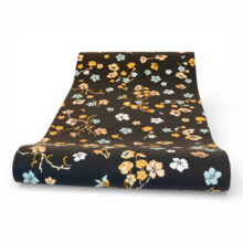Vlies behang bloemen zwart 38907-1 A.s. Creation