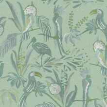 Vlies behang groen vogels 38898-2 A.s. Creation