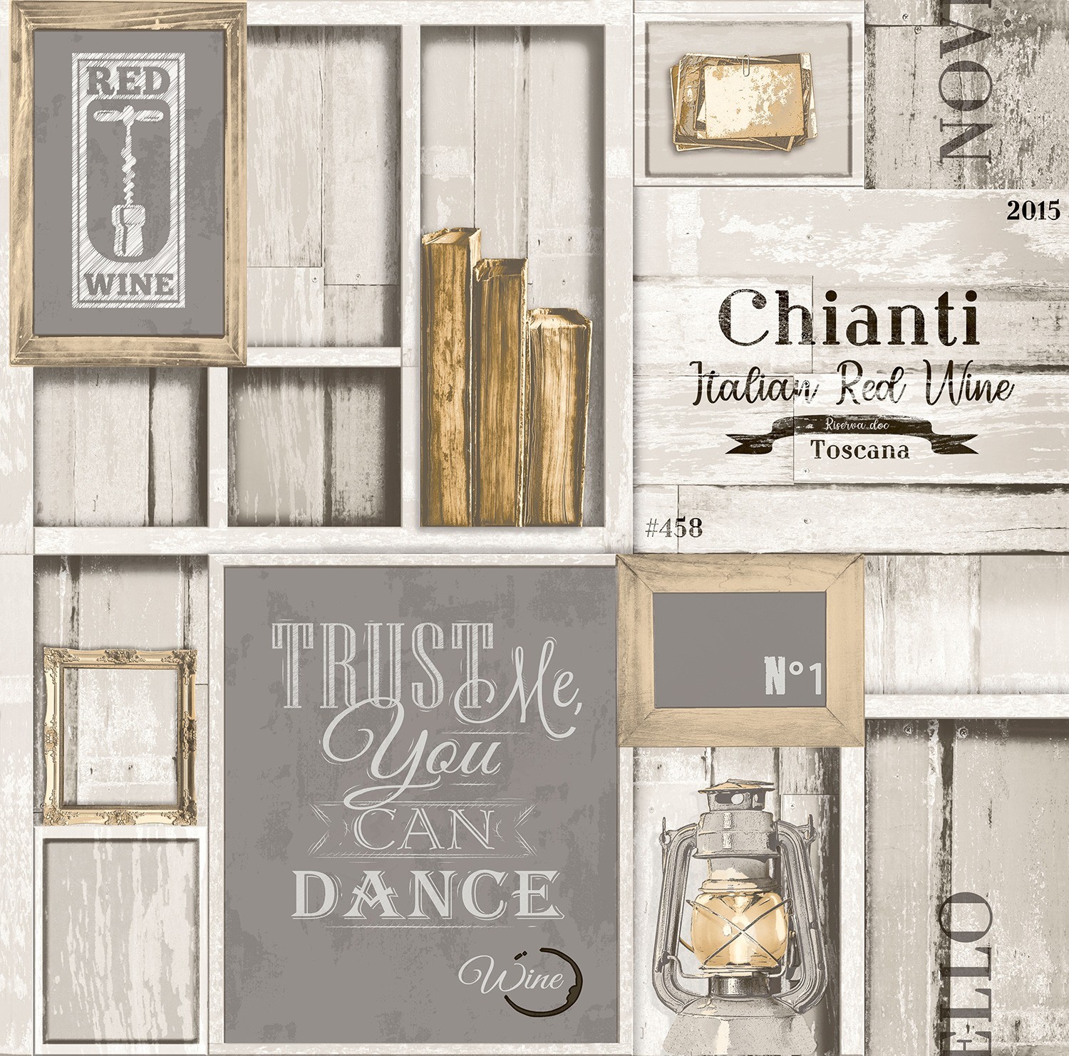 Vlies behang 11050 Vintage Cristiana Masi